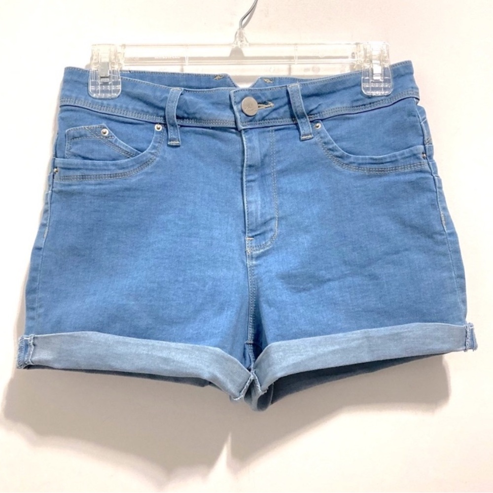 YMI Luxe Blue Super Stretch Jean Shorts Denim Jorts